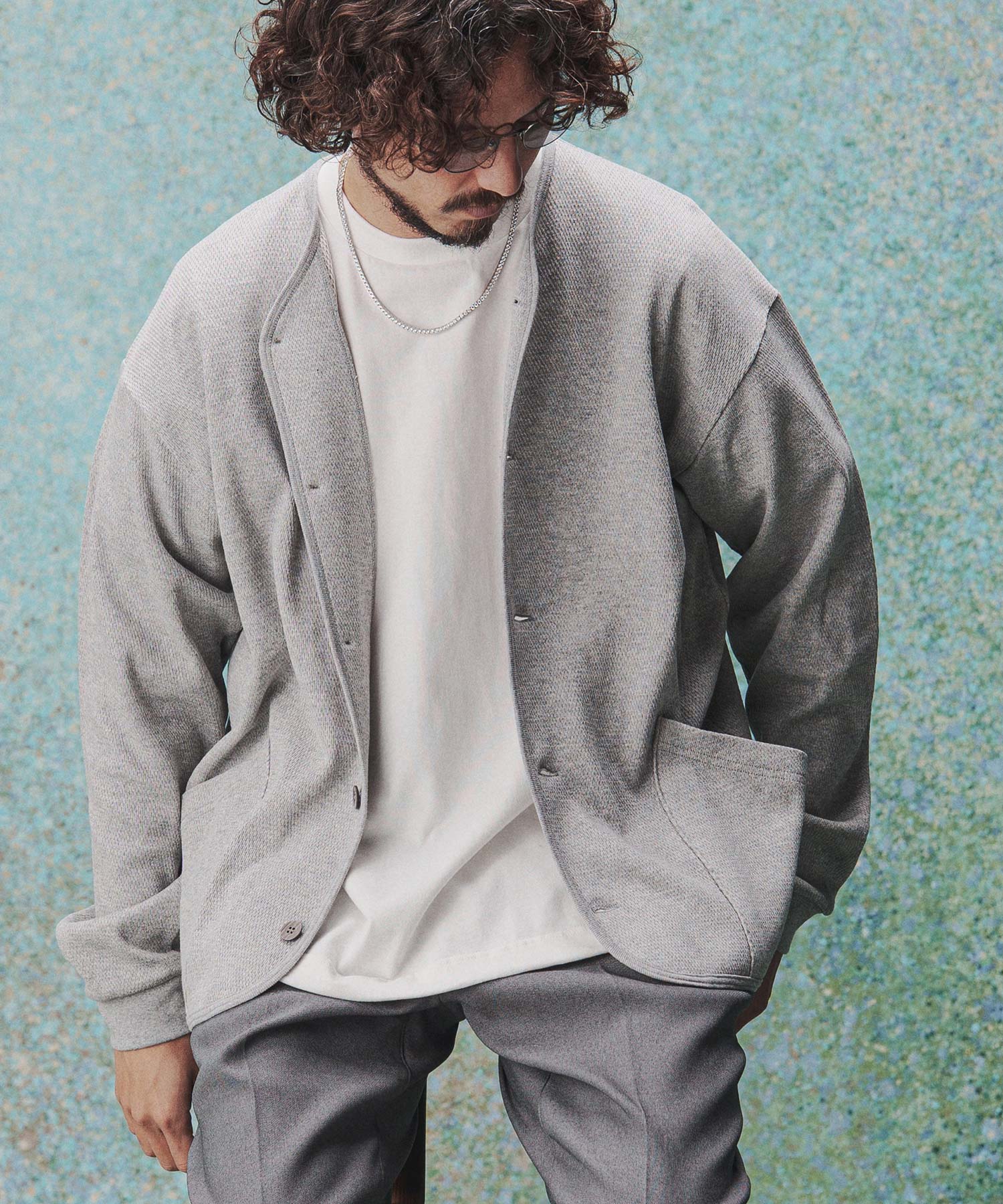 ommo  カーディガン OMMO ONLINE STORE / POINT SHEER KNIT CD