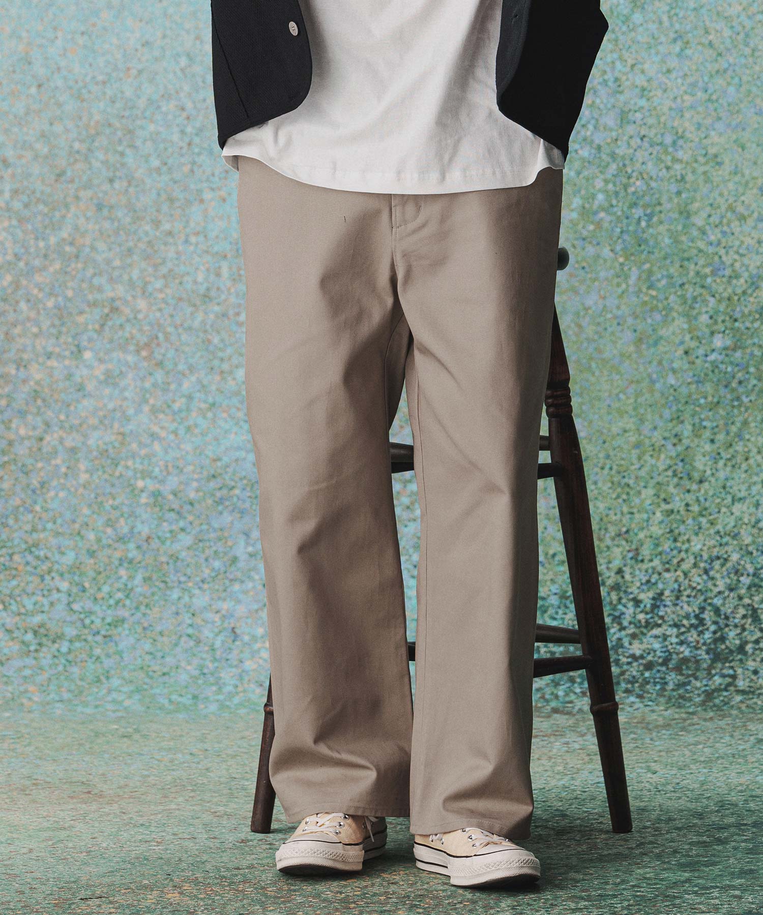 CLUBHAUS Classic Wide Chino ワイドチノパンツL 美品 THEOREM(セオレム)】Hard Workers Wide Chino Pants ワイドチノパンツ