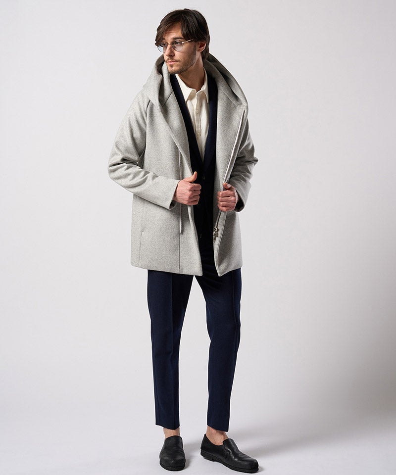 わいこ wjk】【予約販売11月下旬～12月上旬入荷】 zip witch coat フーデッド
