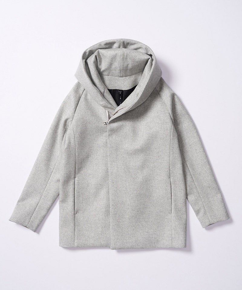 wjk】【予約販売11月下旬～12月上旬入荷】 zip witch coat フーデッド