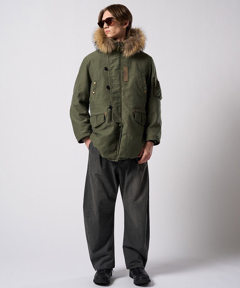 wjk】【予約販売11月中旬～下旬入荷】 heavy moleskin N-3B フライト