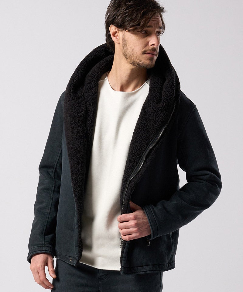wjk】【予約販売10月中旬～下旬入荷】 leather rib jersey type A-2