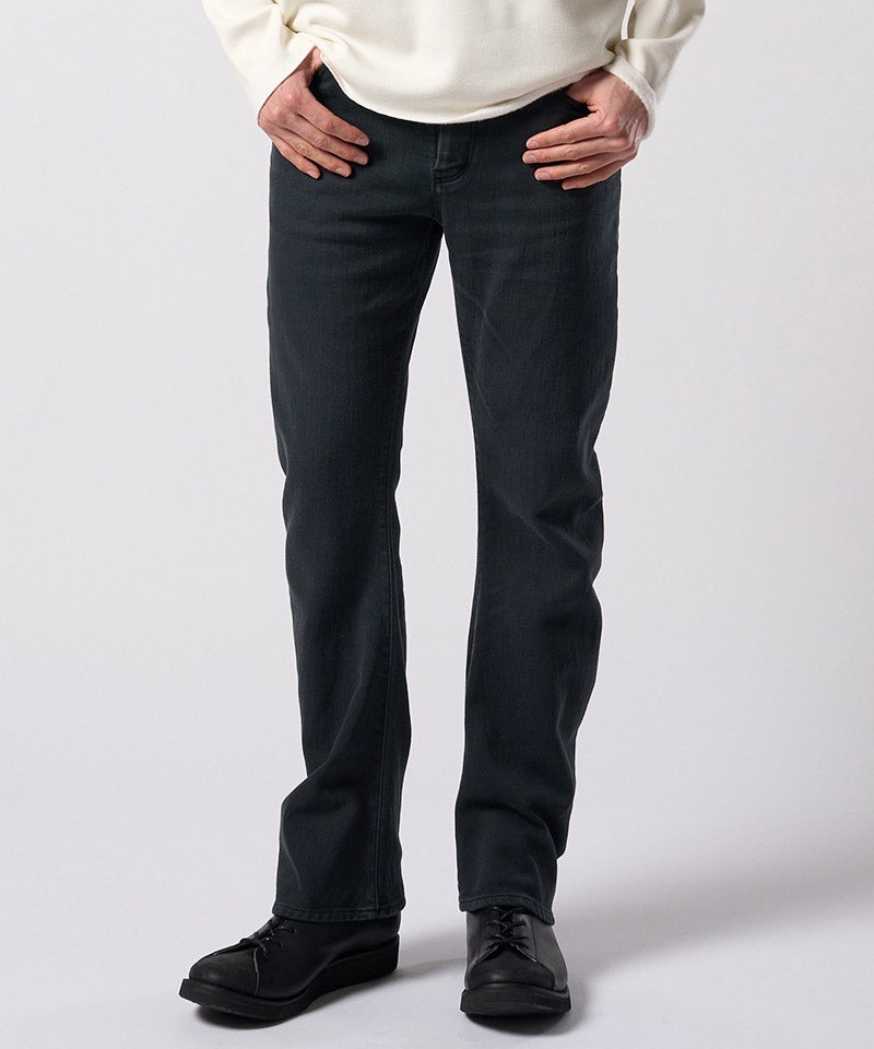 wjk】【予約販売11月中旬～下旬入荷】 denim jersey 3D banana flare
