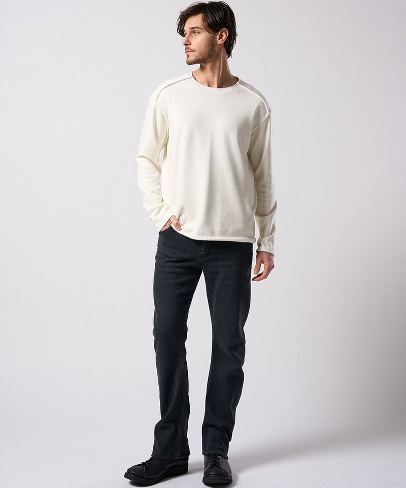 【wjk】 ダブルジェイケイ バナナチノパンツ フレア タグ付き未使用 カーキ wjk】【予約販売11月中旬～下旬入荷】 denim jersey 3D banana flare