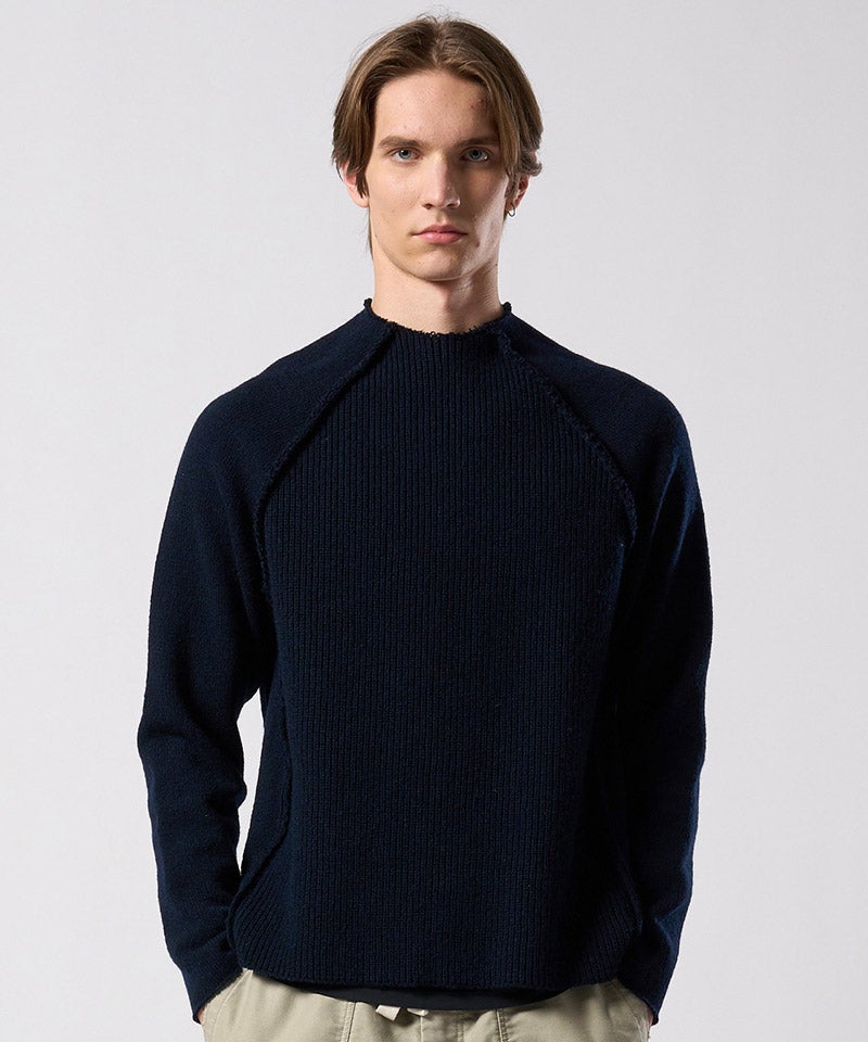 wjk】【予約販売11月上旬～中旬入荷】 lomond×powder line high-neck