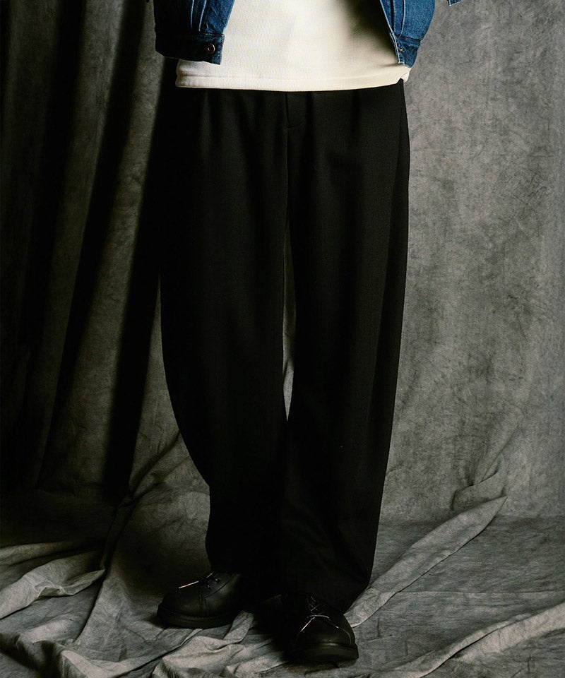 24SS 一度着3.6万 wjk　クリース スラックス パンツ wjk】【予約販売2月中旬～下旬入荷】 function knit easy slacks