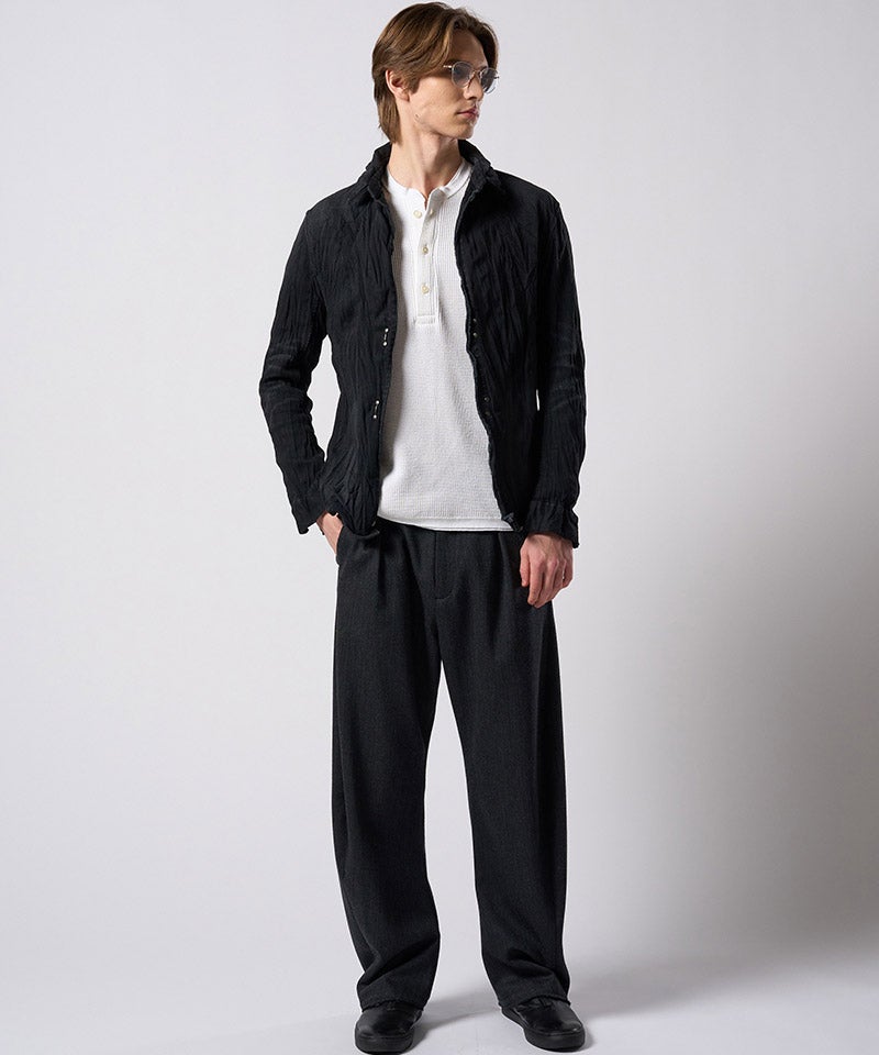 wjk】【予約販売10月中旬～下旬入荷】 venetian stripe wide banana