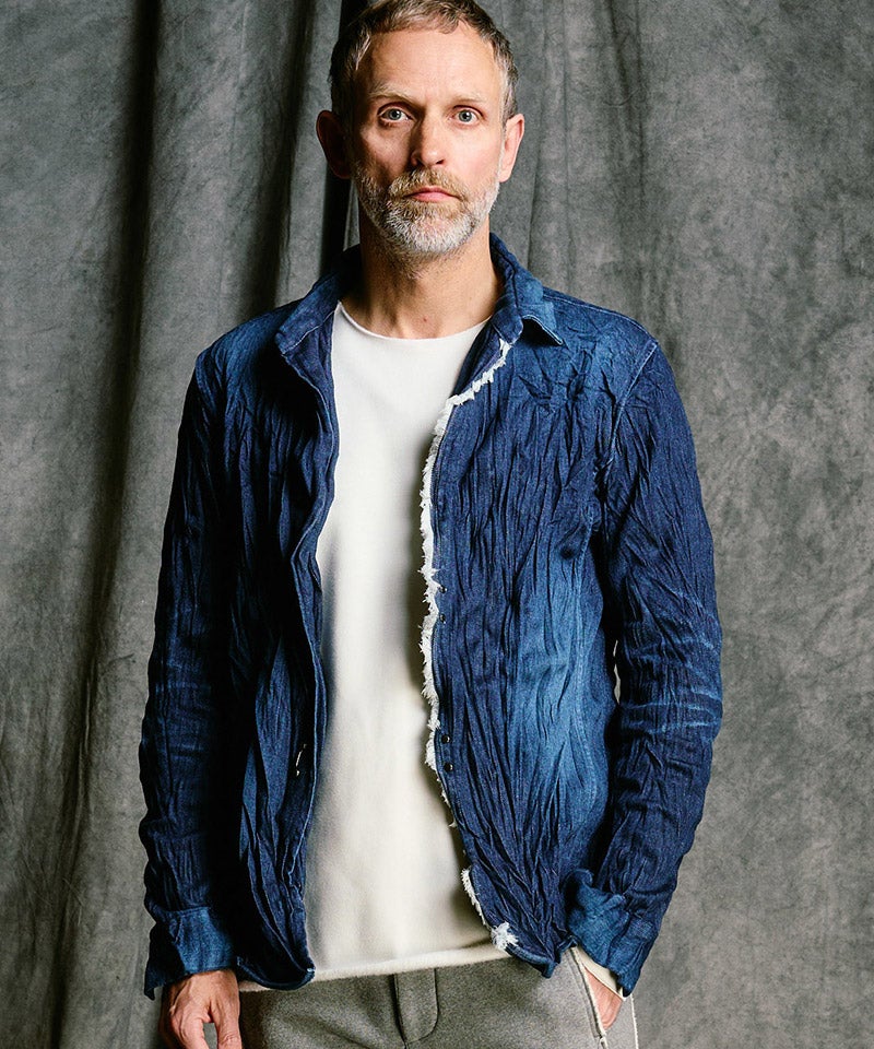 wjk】【予約販売10月中旬～下旬入荷】 2-hook denim shirt デニム