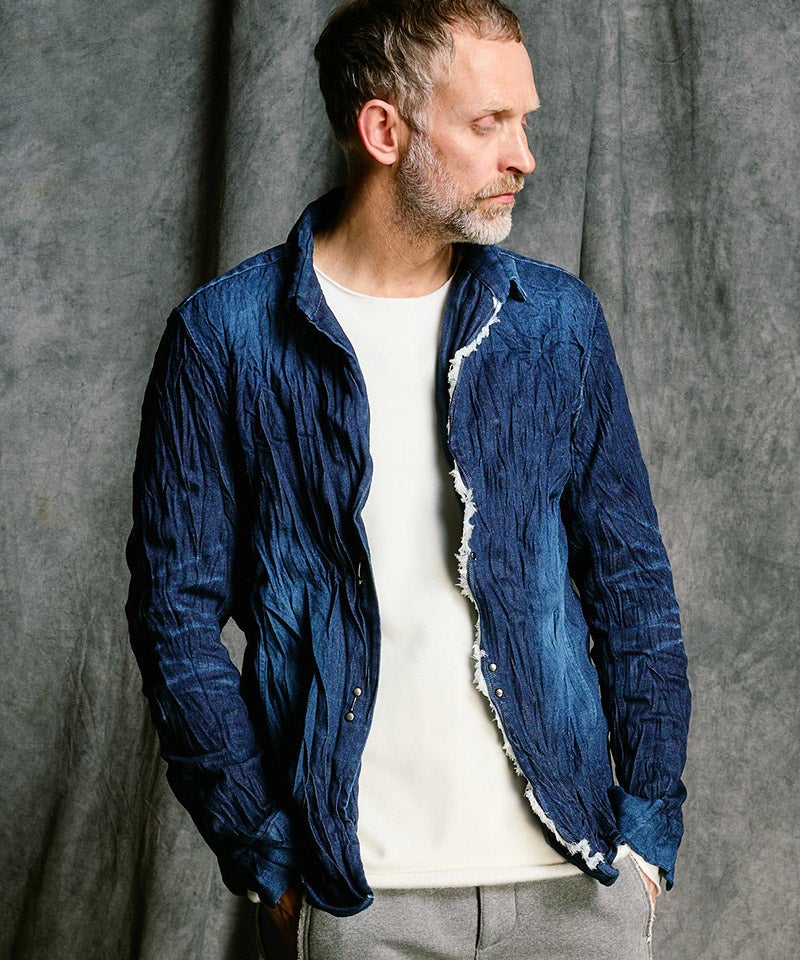 wjk】【予約販売10月中旬～下旬入荷】 2-hook denim shirt デニム
