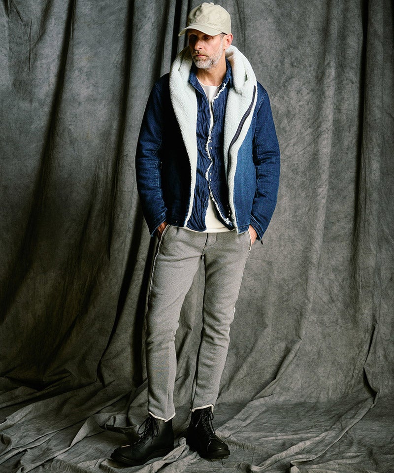 wjk】【予約販売10月中旬～下旬入荷】 2-hook denim shirt デニム