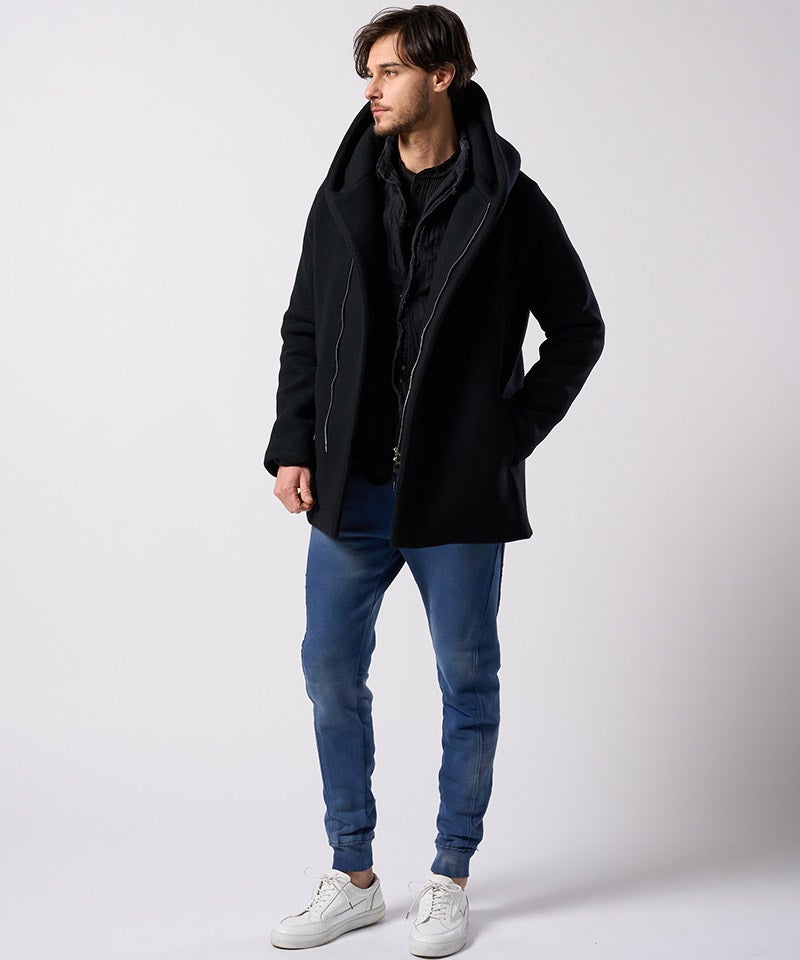 wjk】【予約販売10月中旬～下旬入荷】 2-hook denim shirt デニム