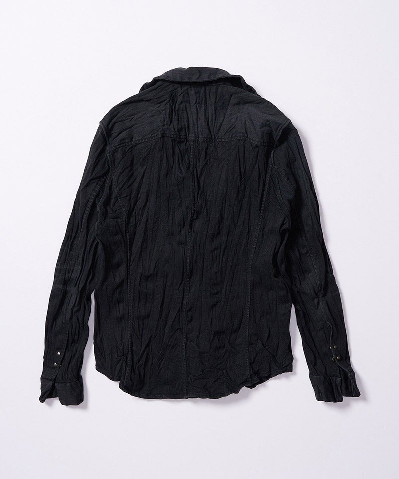 wjk】【予約販売10月中旬～下旬入荷】 2-hook denim shirt デニム