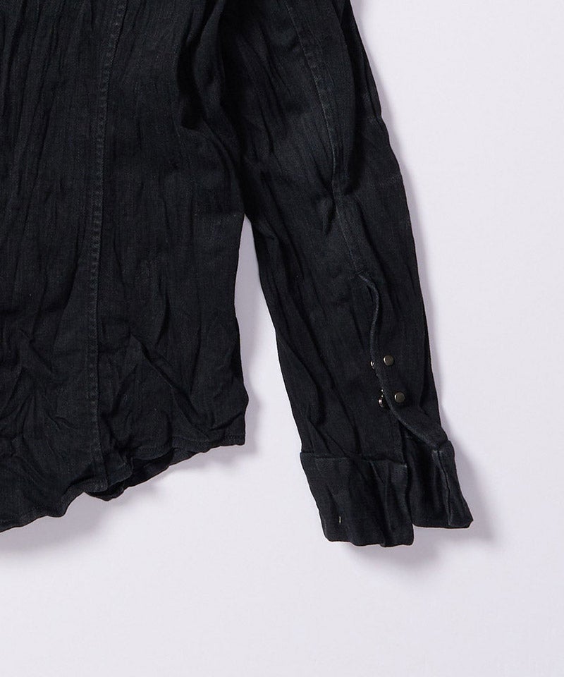 wjk】【予約販売10月中旬～下旬入荷】 2-hook denim shirt デニム
