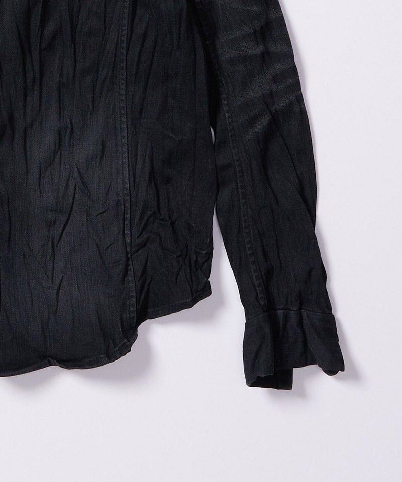 wjk】【予約販売10月中旬～下旬入荷】 2-hook denim shirt デニム