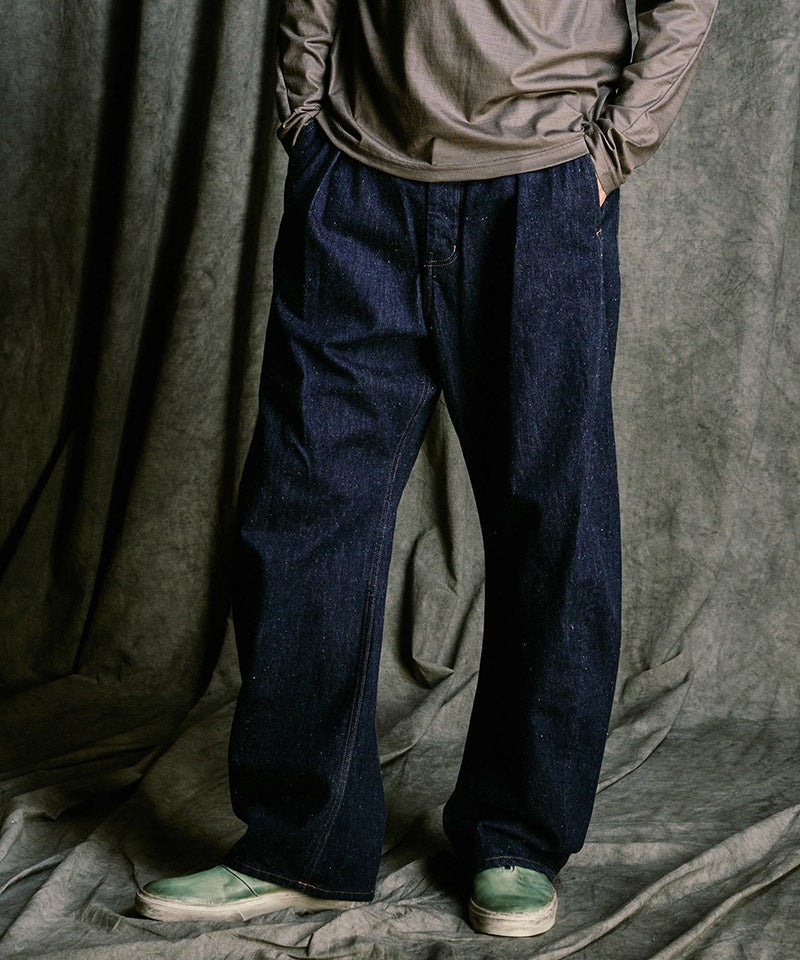 wjk】【予約販売9月下旬～10月上旬入荷】 wide banana denim(OW