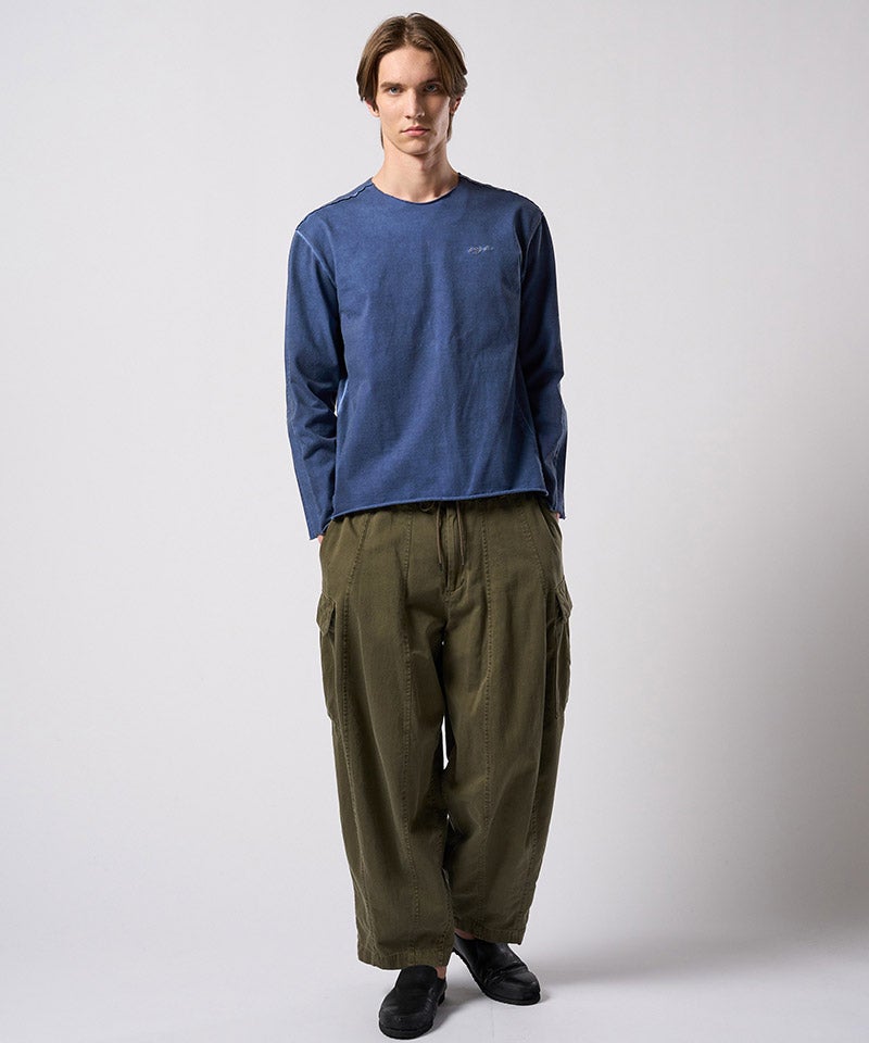 wjk】【予約販売10月上旬～中旬入荷】sulfur dyed light easy cargo