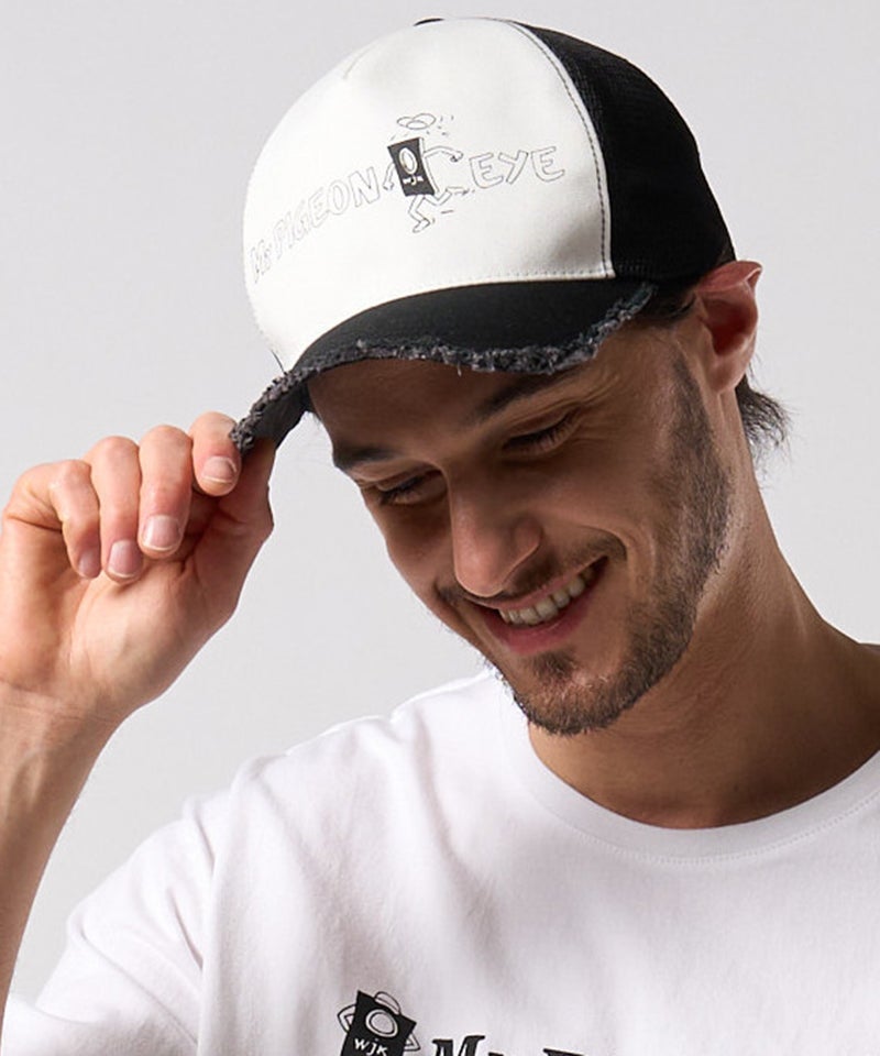 wjk】【予約販売9月上旬～中旬入荷】 panic cut-off mesh cap メッシュ