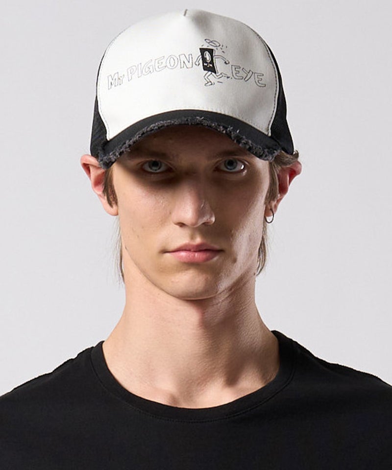 wjk】【予約販売9月上旬～中旬入荷】 panic cut-off mesh cap メッシュ
