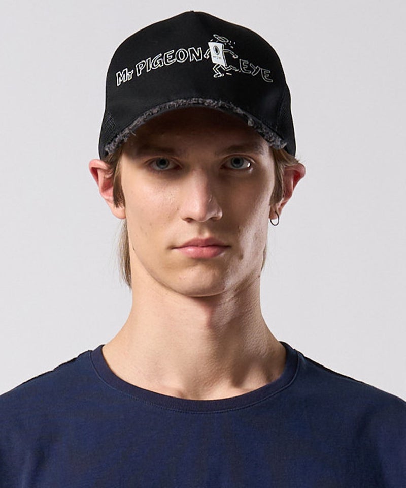 wjk】【予約販売9月上旬～中旬入荷】 panic cut-off mesh cap メッシュ