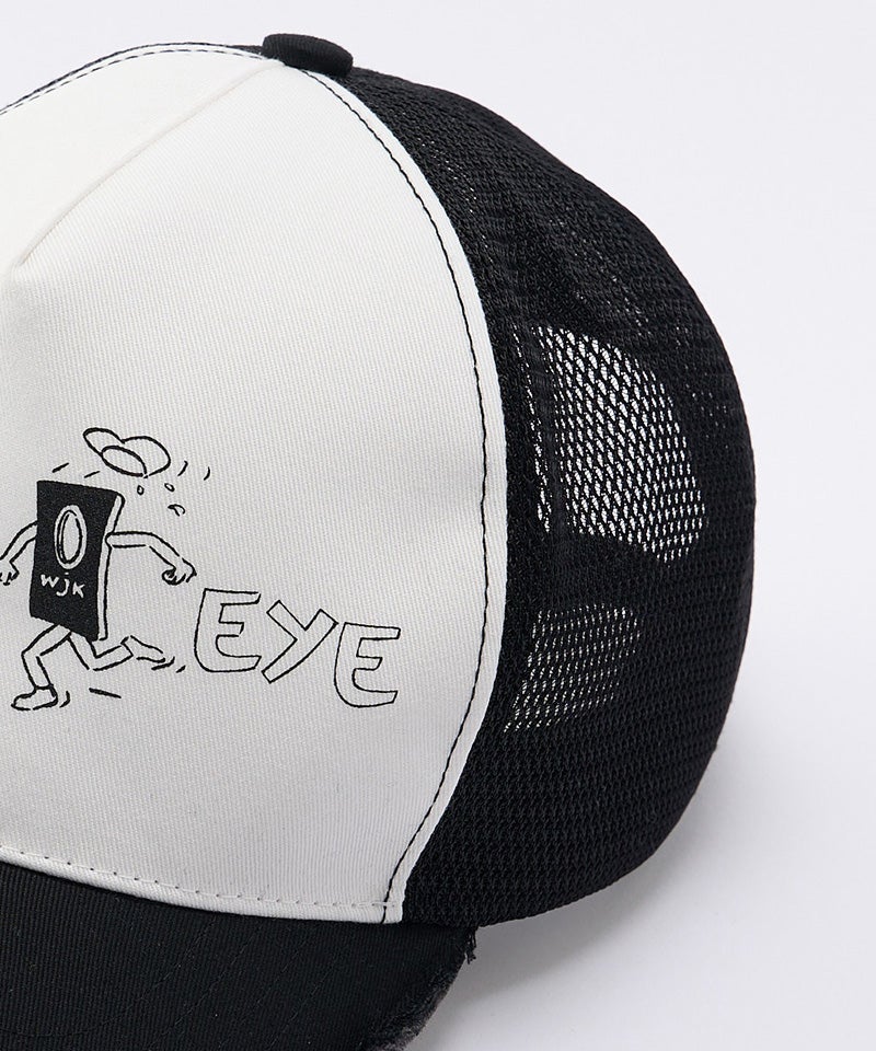 wjk】【予約販売9月上旬～中旬入荷】 panic cut-off mesh cap メッシュ