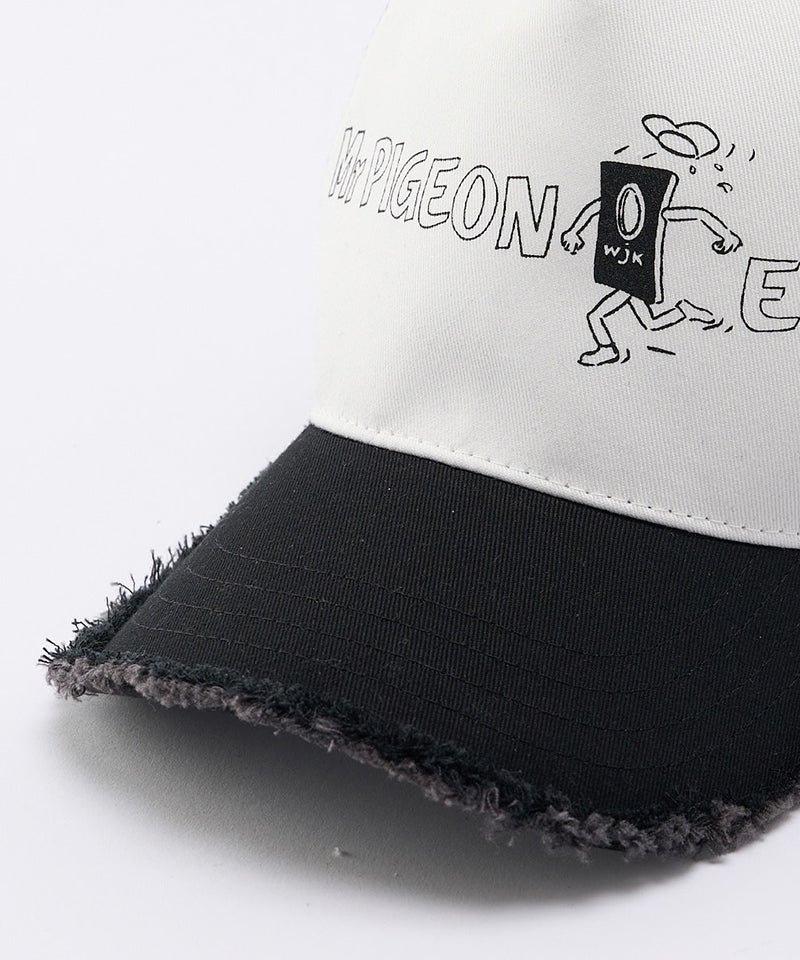 wjk】【予約販売9月上旬～中旬入荷】 panic cut-off mesh cap メッシュ