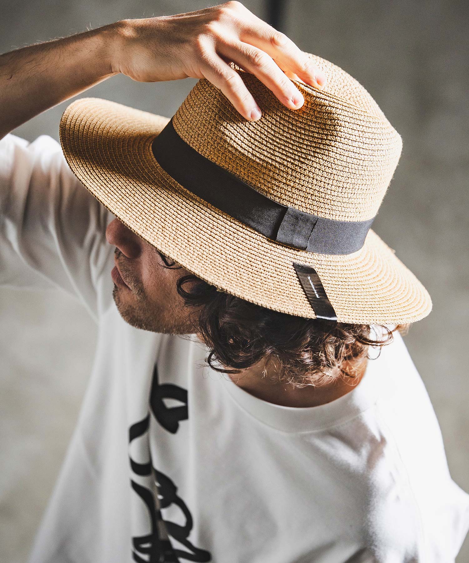 GLIMCLAP(グリムクラップ)】Wide Brim Straw Hat ストローハット(202