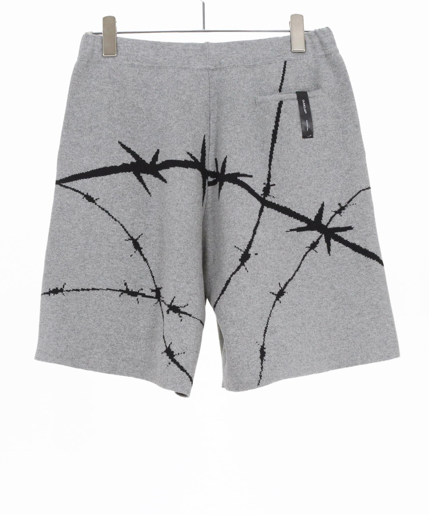 GLIMCLAP(グリムクラップ)】Barbed Wire Jacquard Knit Shorts ニット