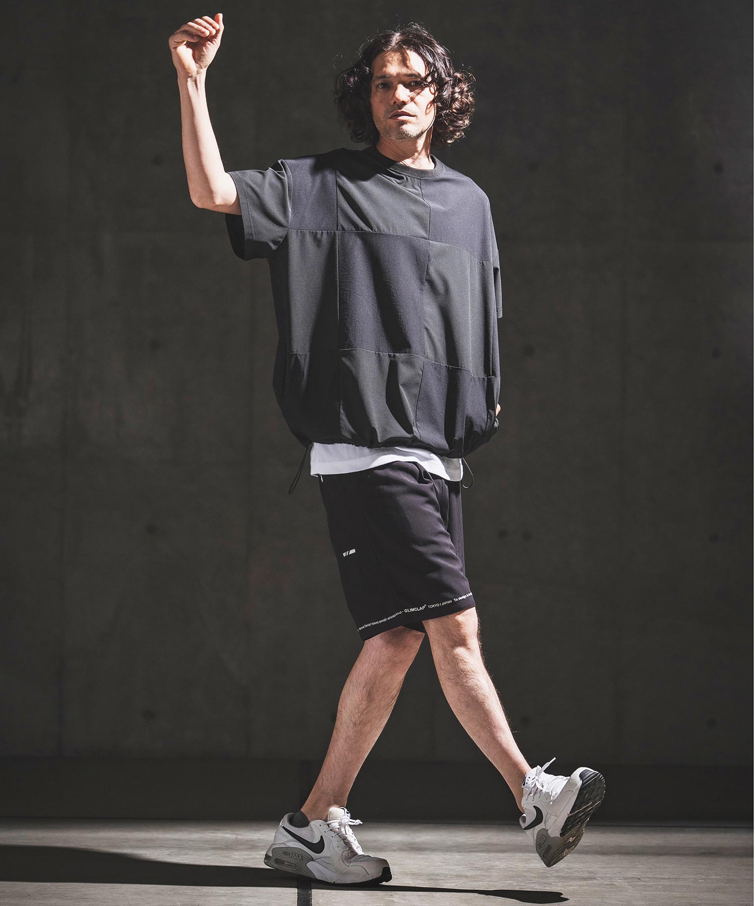 30%OFF【GLIMCLAP(グリムクラップ)】Panel Design Short-Sleeve