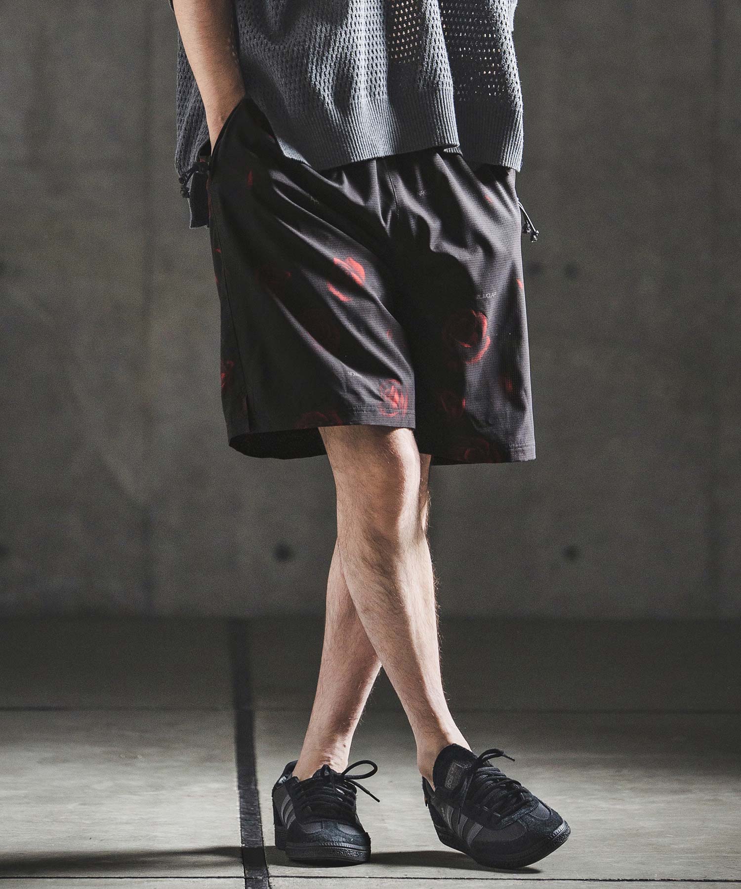 GLIMCLAP(グリムクラップ)】Botanical Monotone Breathable Shorts