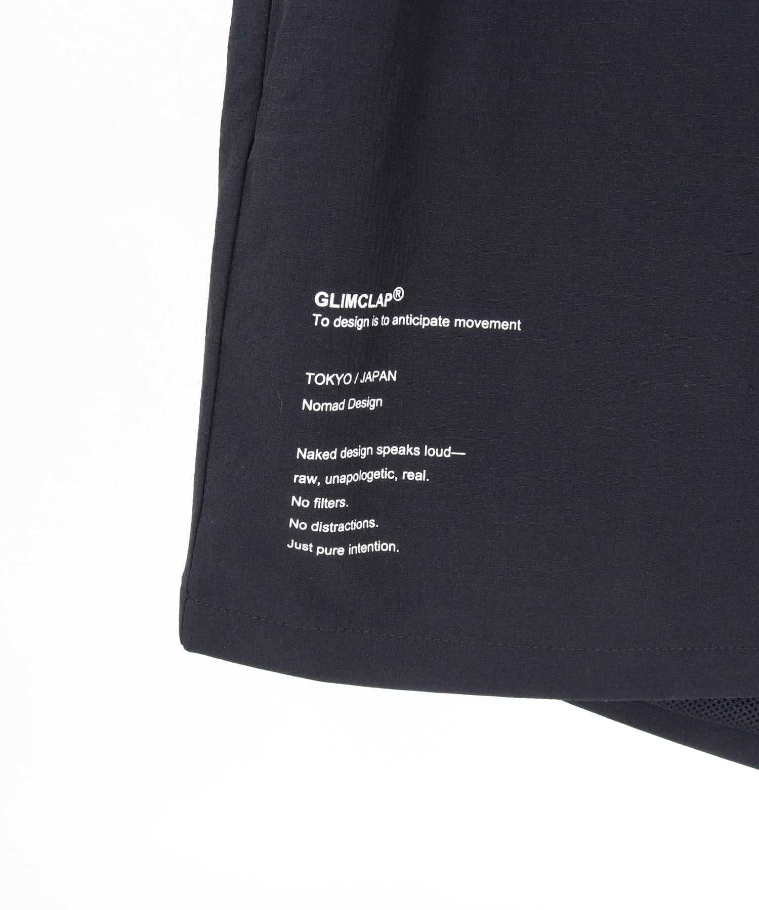 GLIMCLAP(グリムクラップ)】Stretch Nylon Ripstop Shorts ショート