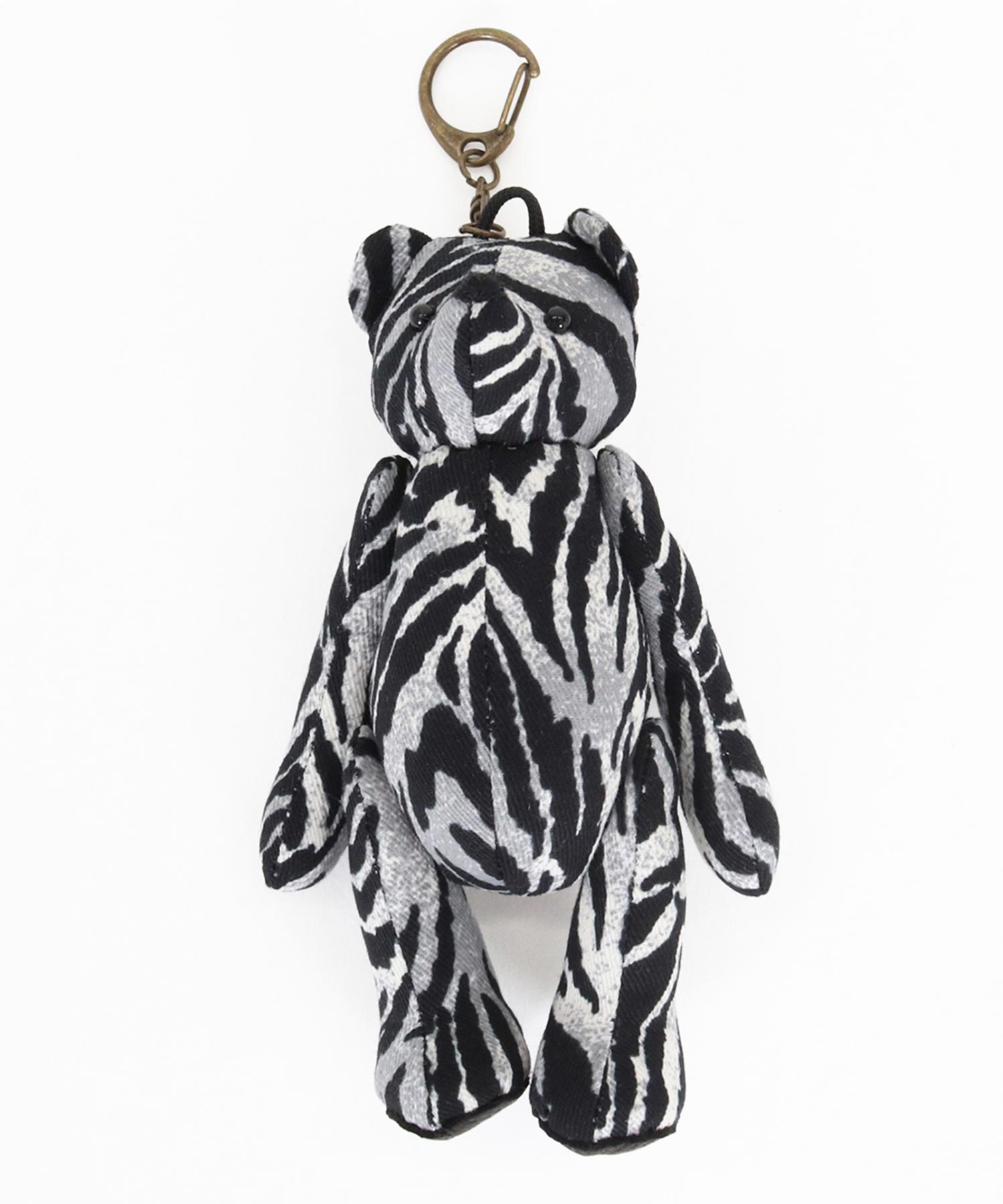 GLIMCLAP(グリムクラップ)】Stuffed Toy Keychain-Zebra Pattern