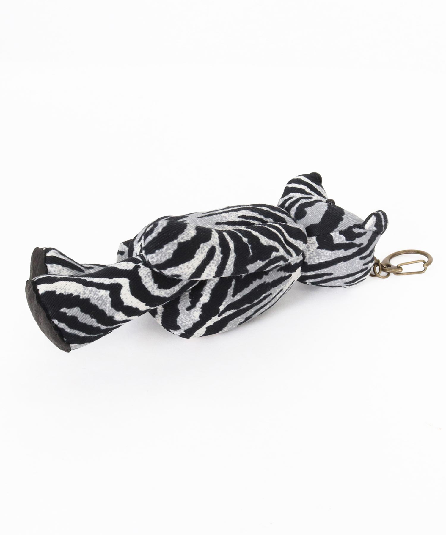 GLIMCLAP(グリムクラップ)】Stuffed Toy Keychain-Zebra Pattern