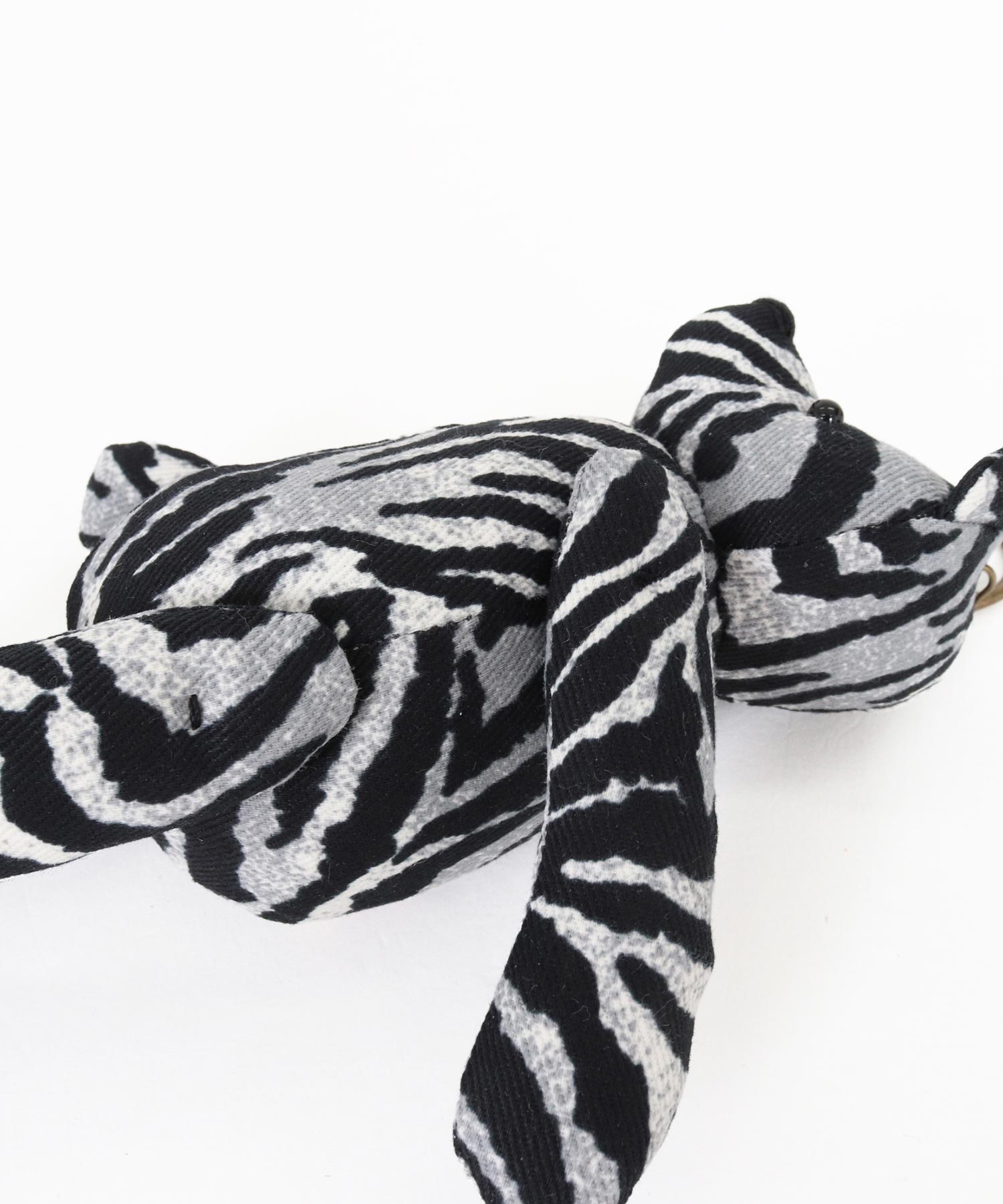 GLIMCLAP(グリムクラップ)】Stuffed Toy Keychain-Zebra Pattern