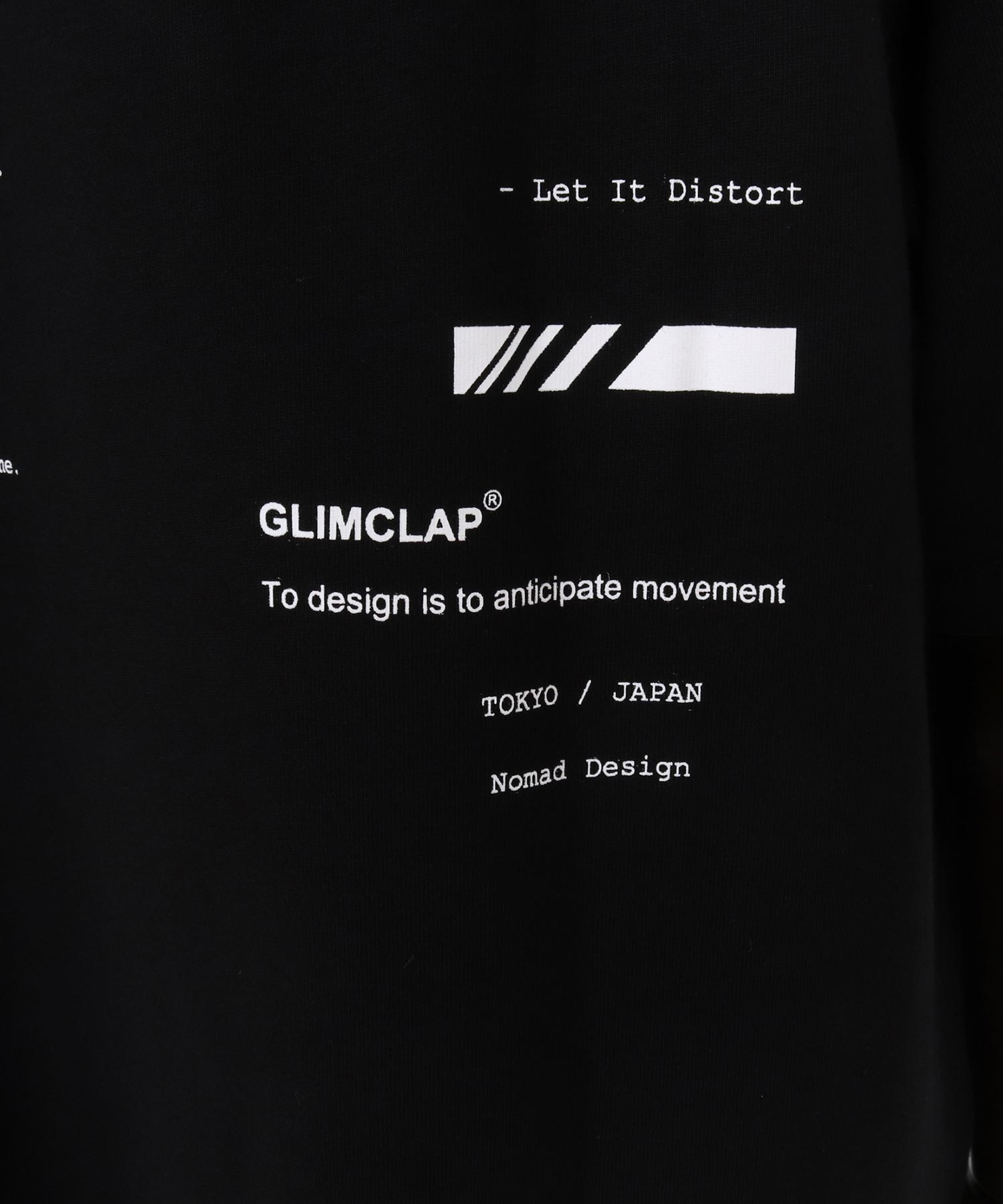 GLIMCLAP(グリムクラップ)】 Abstract Art Print T-shirt プリントT