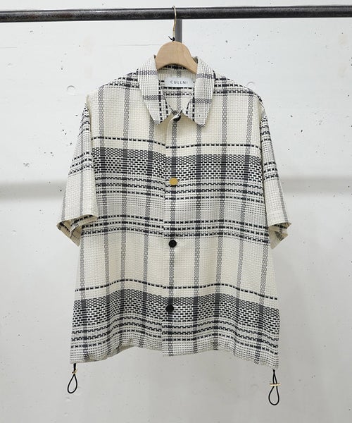 30%OFF【CULLNI(クルニ)】Double Cloth Layered Bi-Color Short Sleeve 