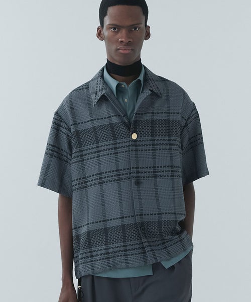 50%OFF【CULLNI(クルニ)】Sheer Check Cloth Layered Hem Pullover 