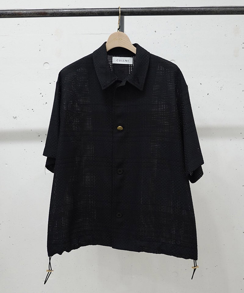 30%OFF【CULLNI(クルニ)】Dry Stretch Cloth Drawstring Short Sleeve