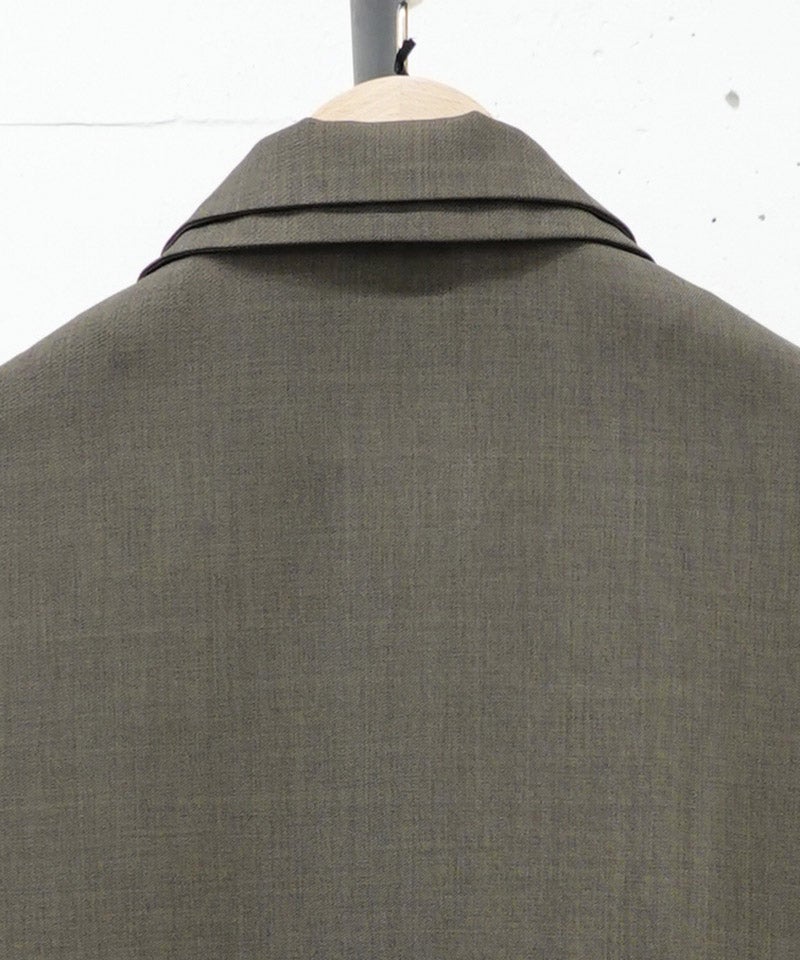 30%OFF【CULLNI(クルニ)】Dry Gabardine Layered collar Half Zip