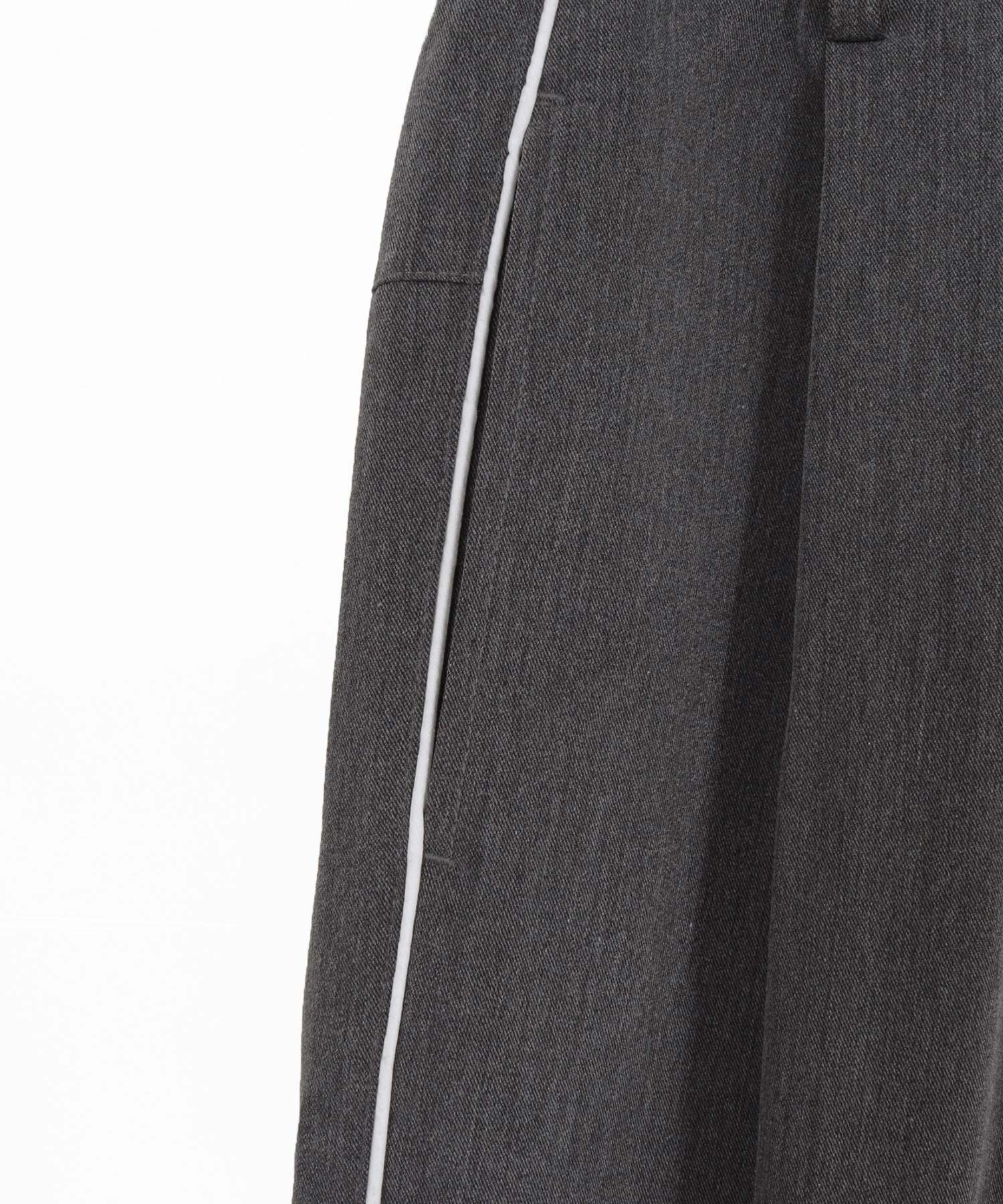 CAMBIO(カンビオ)】Side Piping Line Tapered Ankle Slacks スラックス