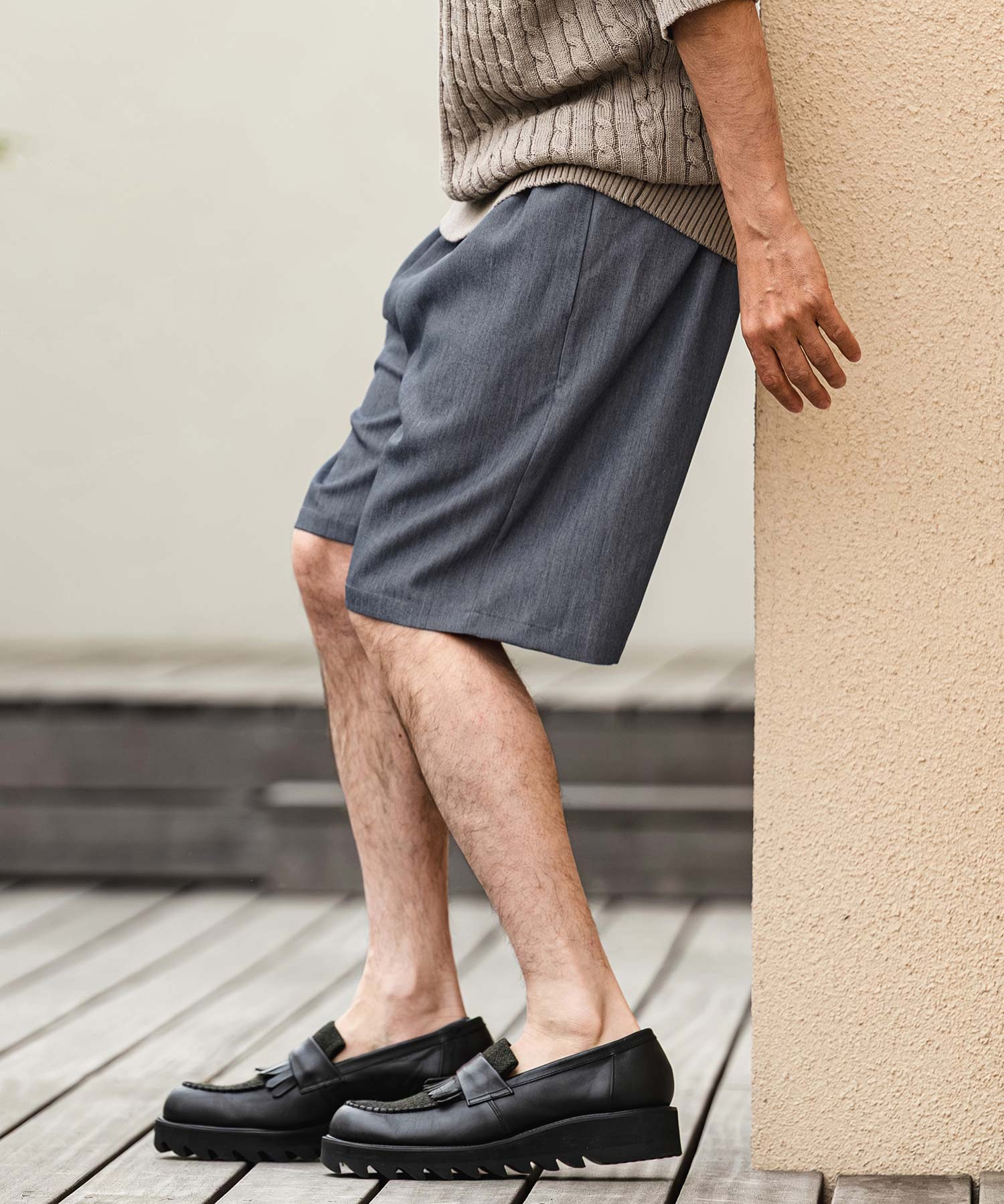 CAMBIO(カンビオ)】Daily Chambray Shorts ショートパンツ(S600126cmb