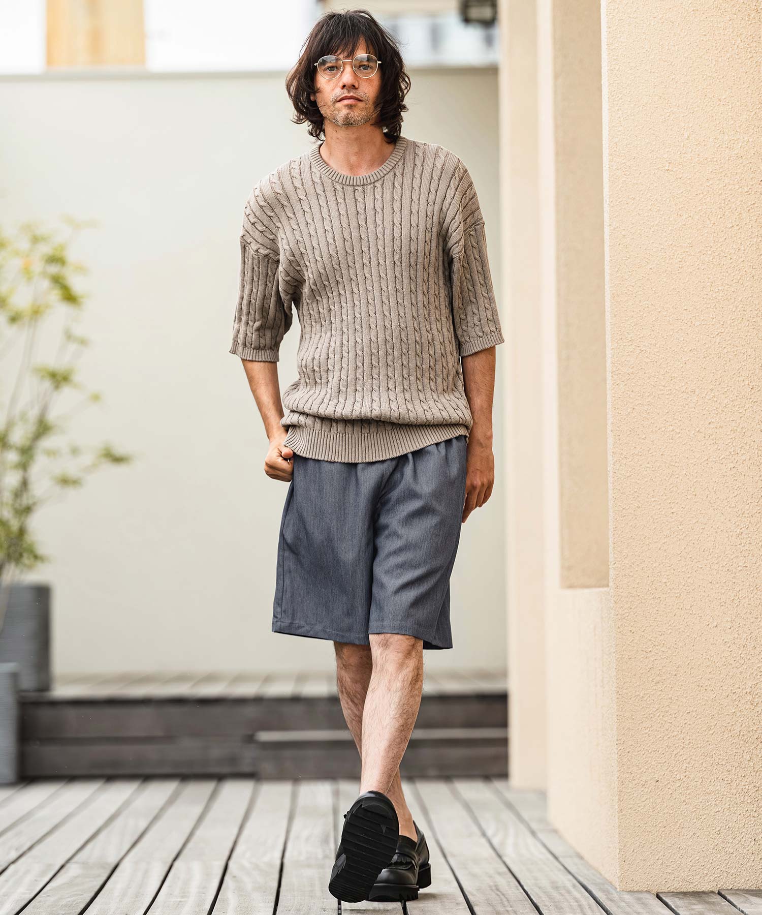 CAMBIO(カンビオ)】Daily Chambray Shorts ショートパンツ(S600126cmb