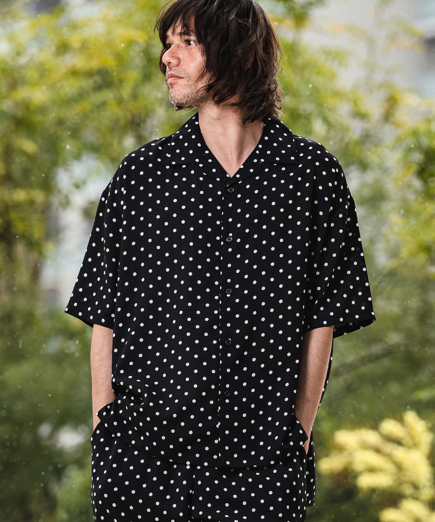 CAMBIO(カンビオ)】【予約販売6月中旬～下旬入荷】 Dot Pattern Open