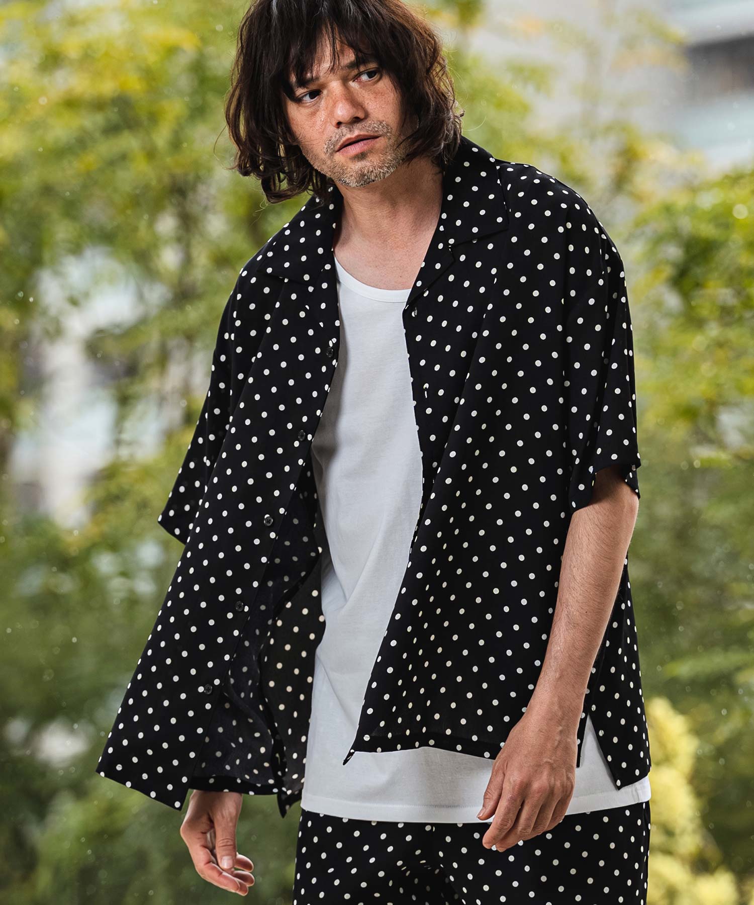 CAMBIO(カンビオ)】【予約販売6月中旬～下旬入荷】 Dot Pattern Open