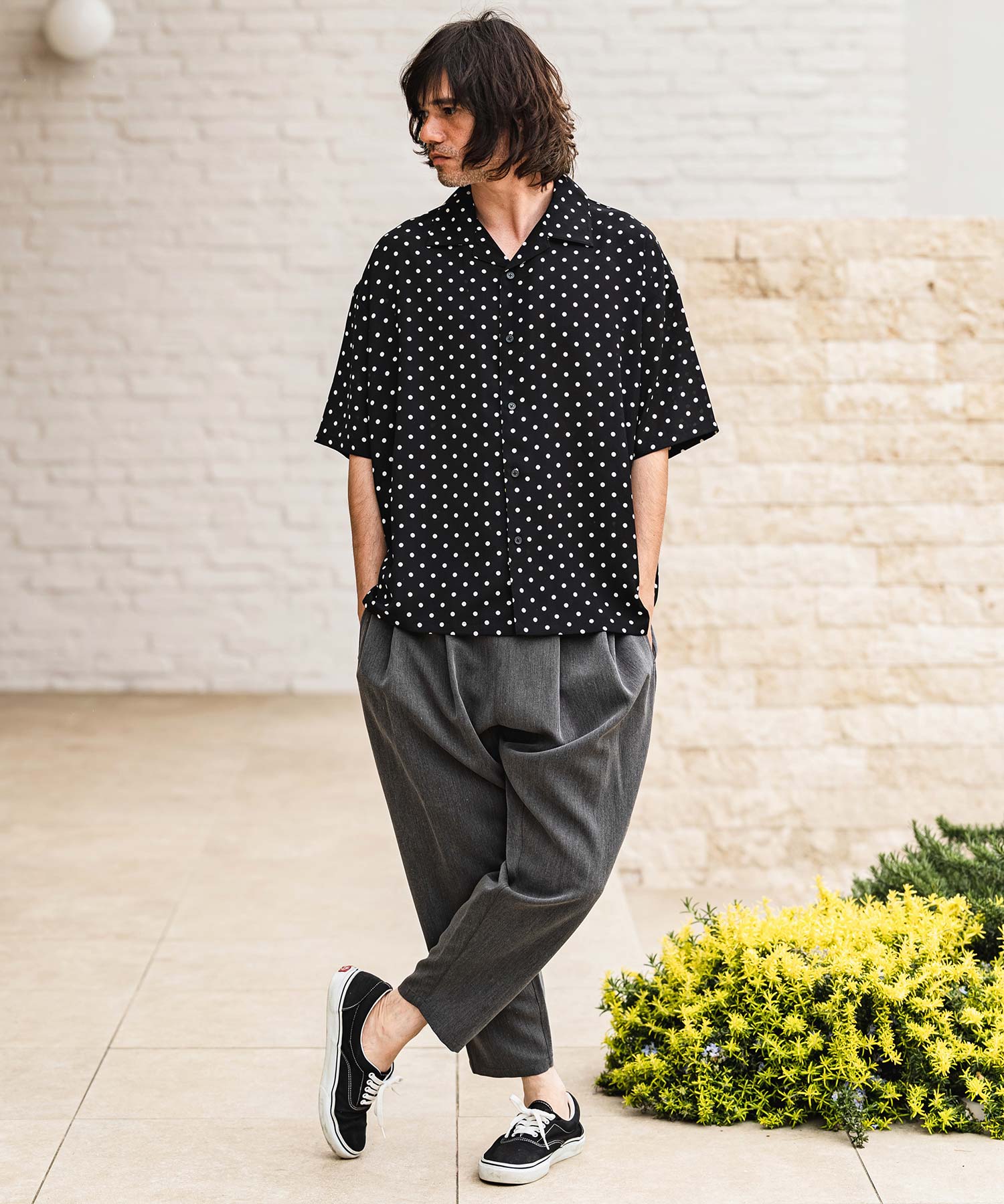 CAMBIO(カンビオ)】【予約販売6月中旬～下旬入荷】 Dot Pattern Open