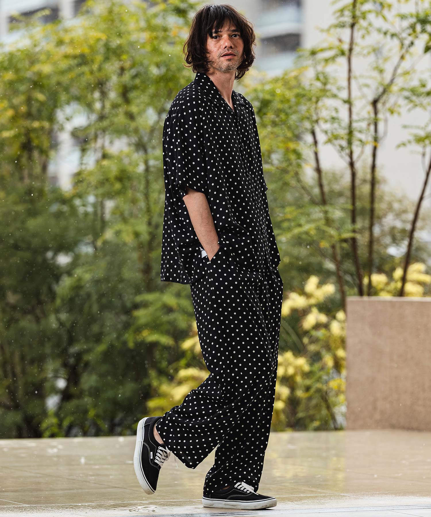 CAMBIO(カンビオ)】【予約販売6月中旬～下旬入荷】 Dot Pattern Open
