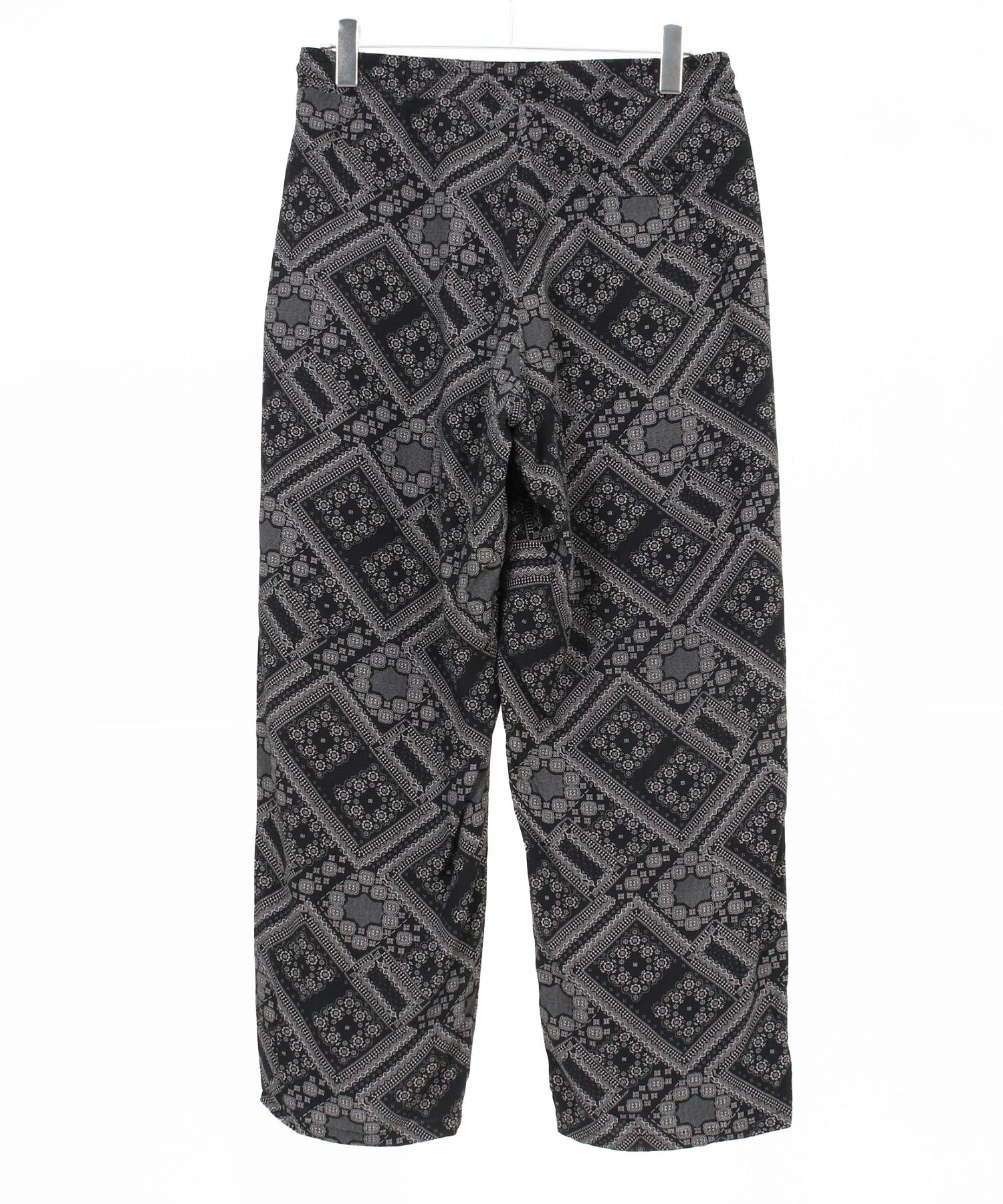 CAMBIO(カンビオ)】Bandana Pattern Wide Straight Easy Pants ワイド