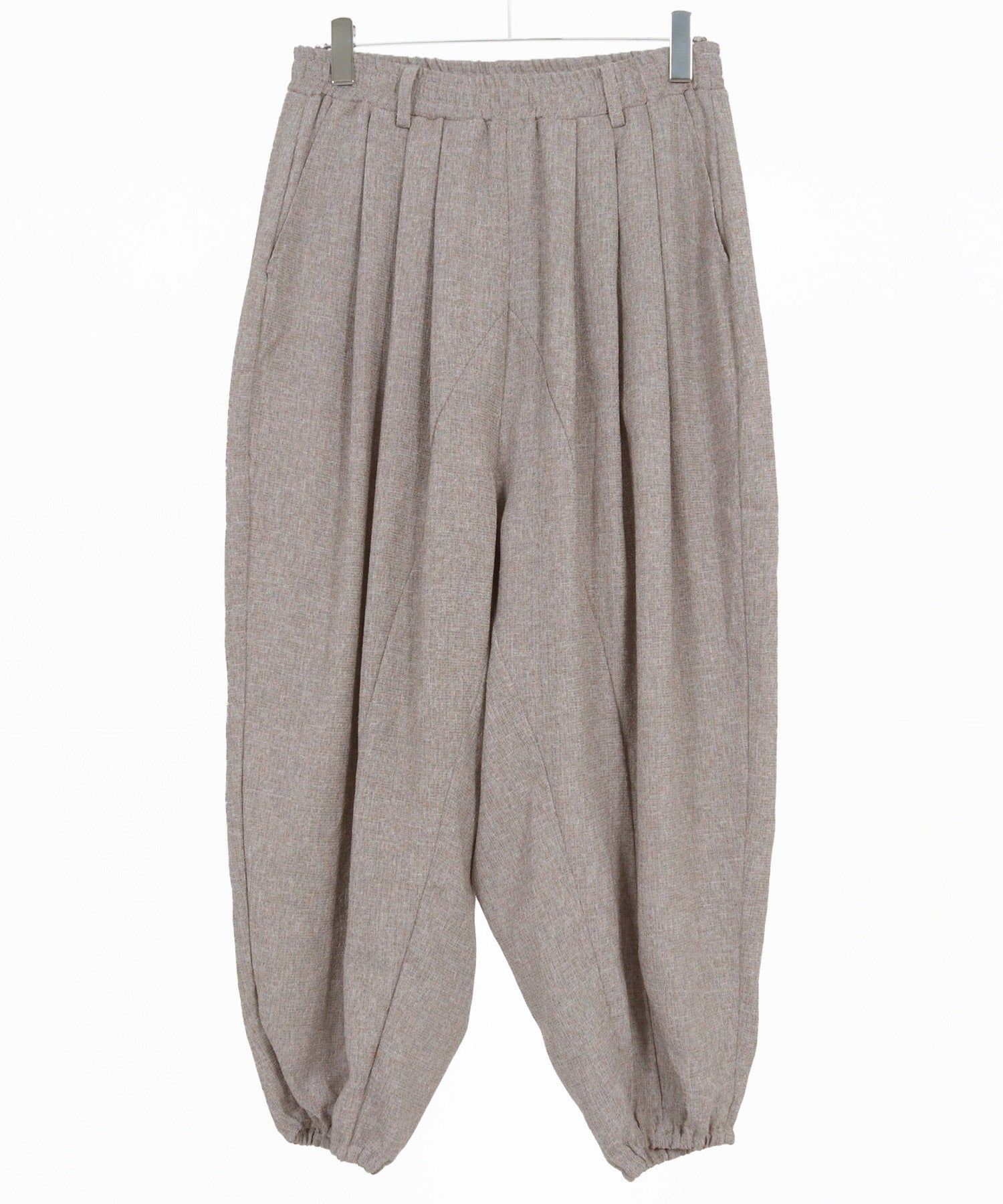 CAMBIO(カンビオ)】Melange Hopsack Balloon Jogger Pants ジョガー