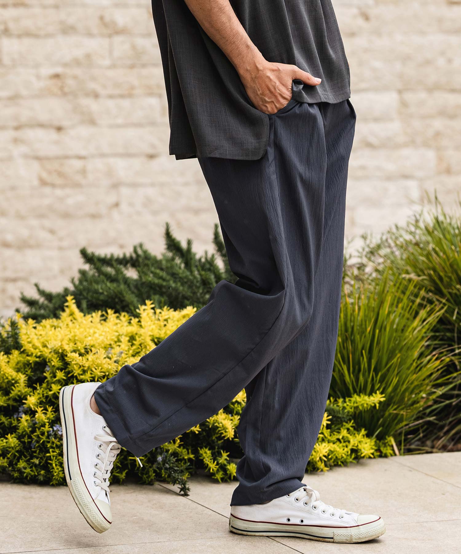 パンツ (^O^) CAMBIO(カンビオ)】【予約販売5月下旬～6月上旬入荷】 Stretch Crinkle