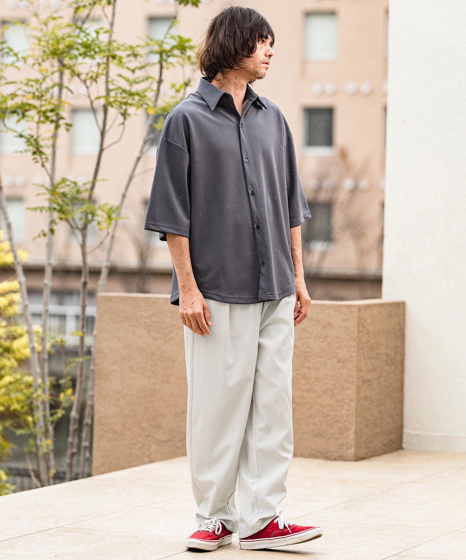 CAMBIO(カンビオ)】【予約販売5月下旬～6月上旬入荷】 Stretch Crinkle
