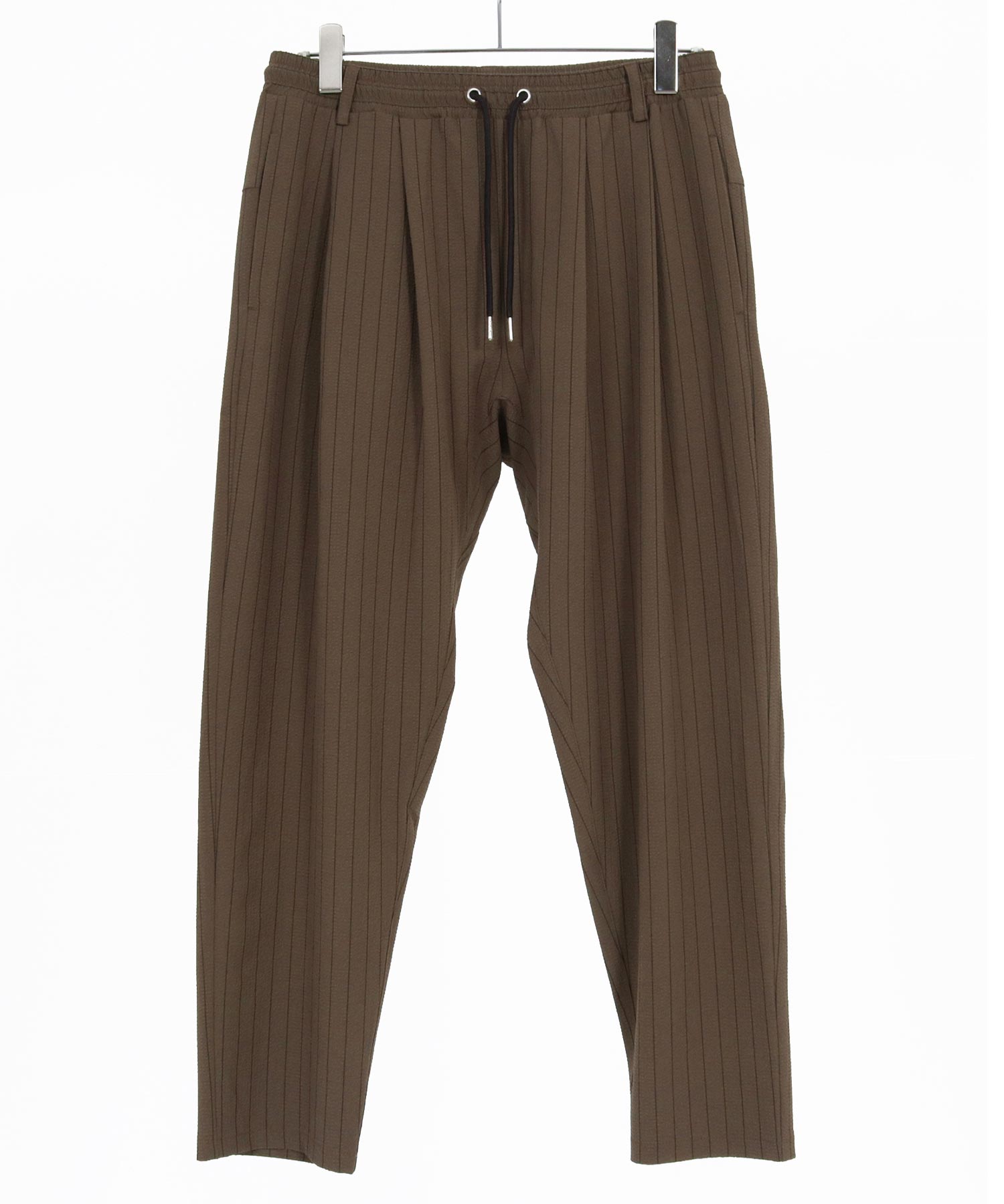 CAMBIO(カンビオ)】Stretch Seersucker Balloon Silhouette Pants